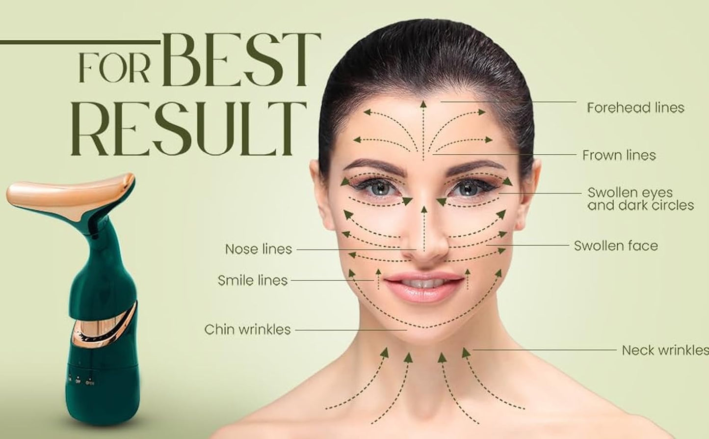 3-in-1 Double Chin Reducer & Face Lifting Massager