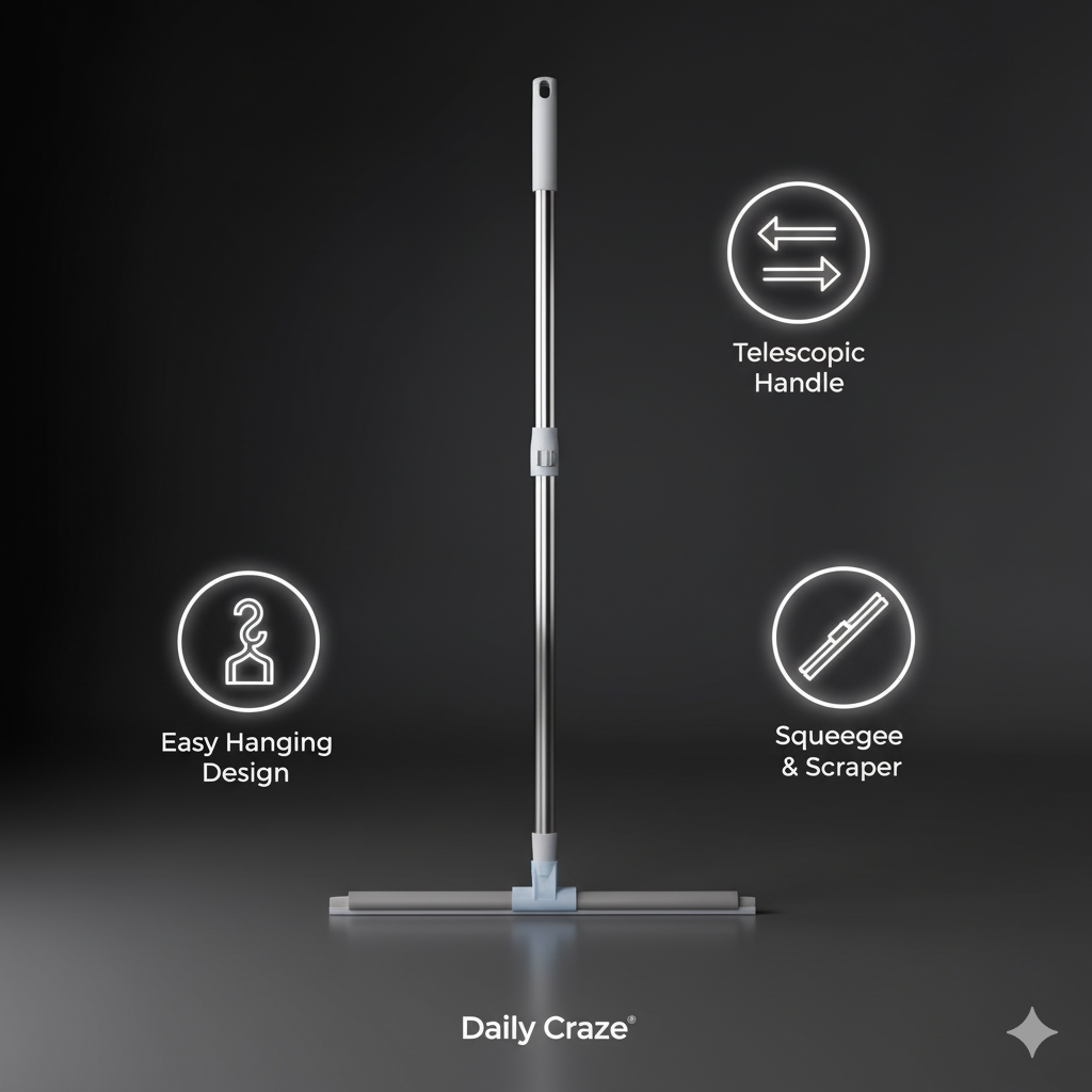 Magic Silicone Floor Wiper – Clean & Dry Floors in Seconds (No Electricity, No Effort)