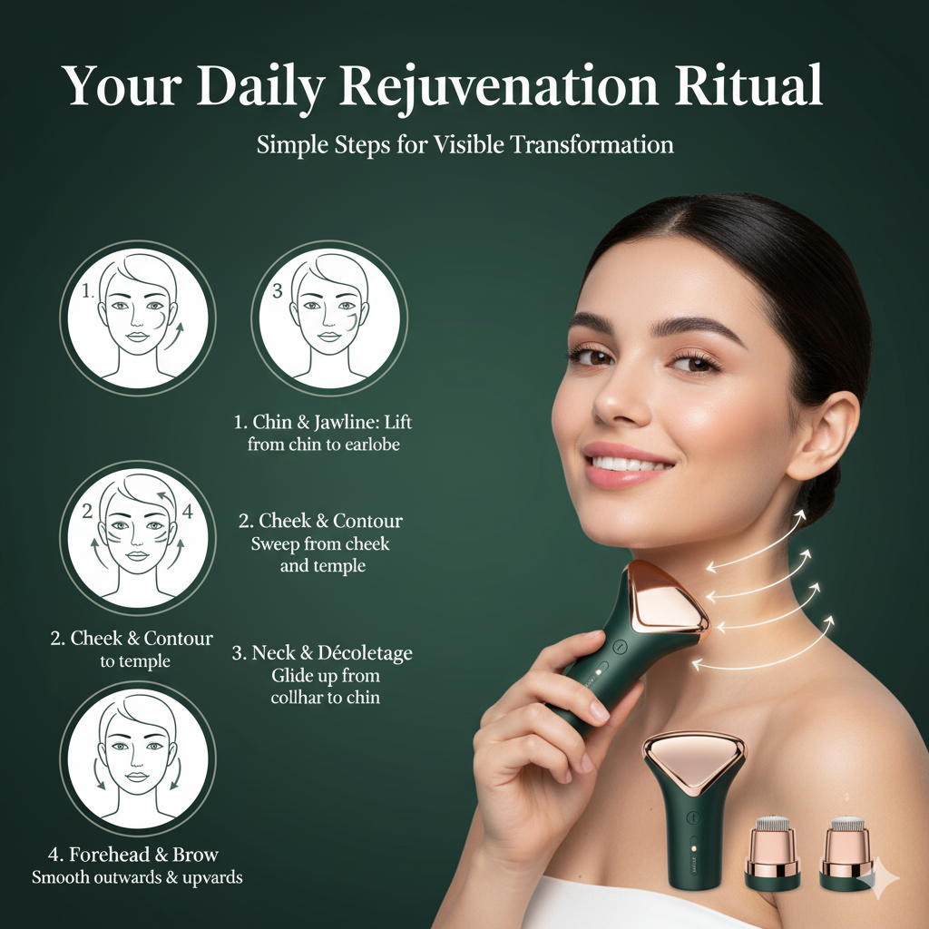 3-in-1 Double Chin Reducer & Face Lifting Massager