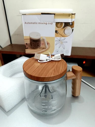 Self-Stirring Electric Coffee Cup